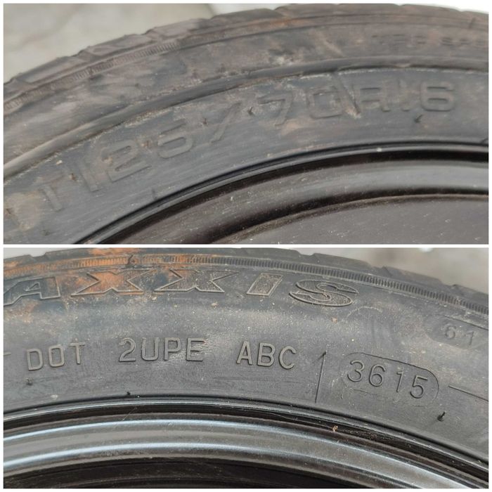 Roată de rezervă slim 5x105 T125/70 R16 DOT 3615 Opel Mokka (2012-2016) Cod:16X4TH2IS49 (3D)
