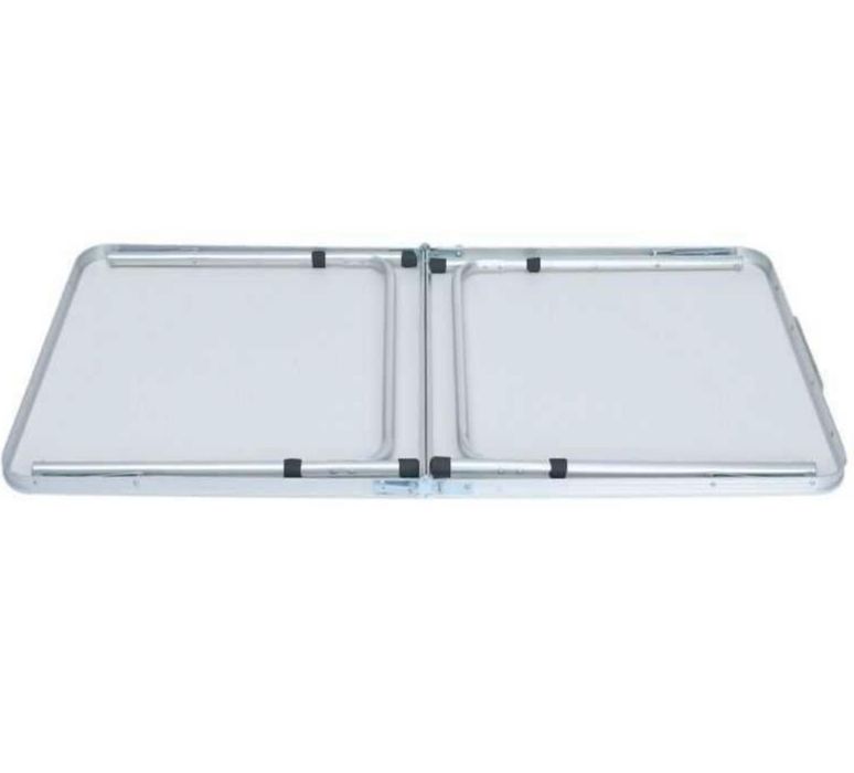 Masa camping pliabilă / Masa 4 scaune Alb / Mahon