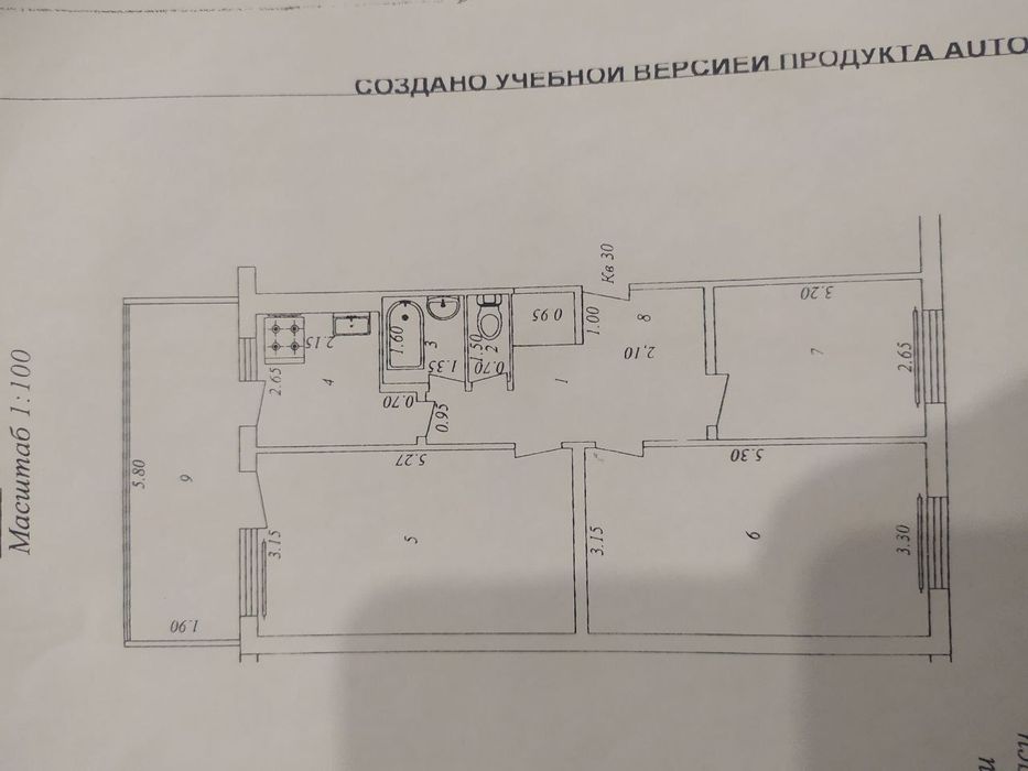 Юнусабад 16 3/5/5 (72²) продаётся квартира