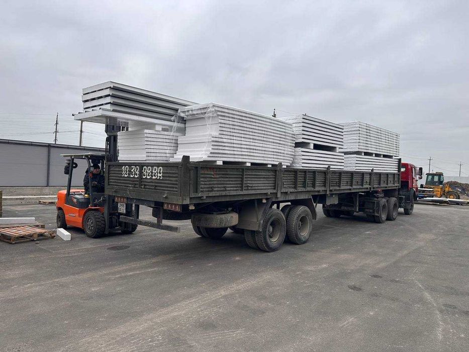 Производство сэндвич панелей (ППС, базальт) / Sendvich panel