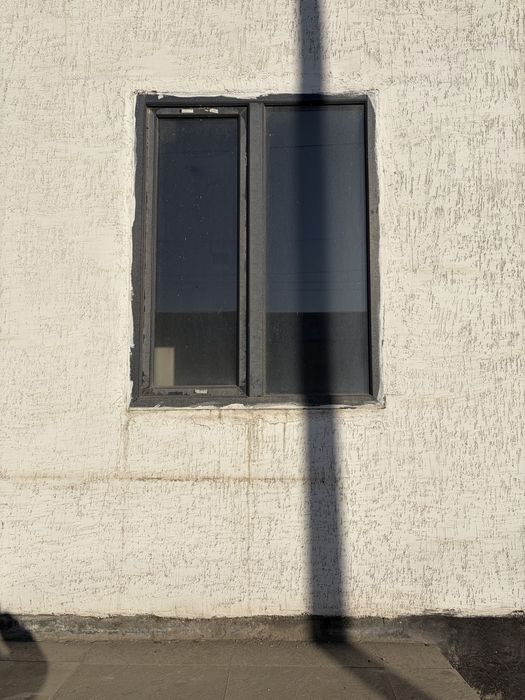 профильные окно и пластиковая дверь