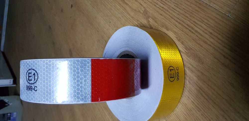 Banda reflectorizanta galbena camion,tir