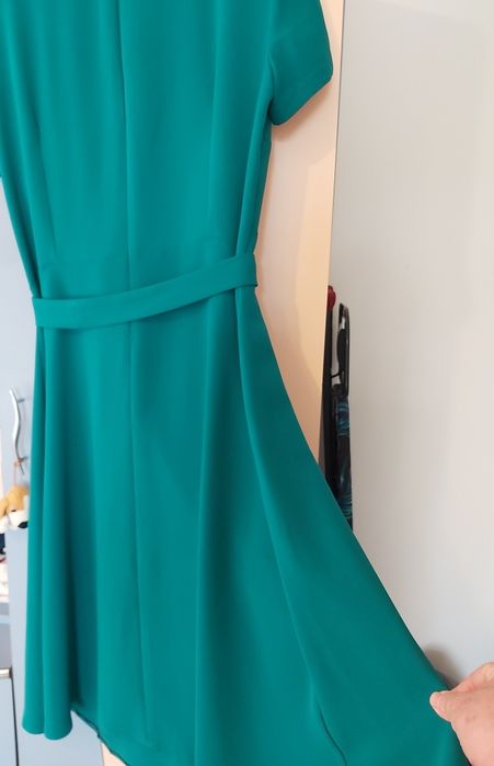 Rochie damă elegantă culoare turcoaz.