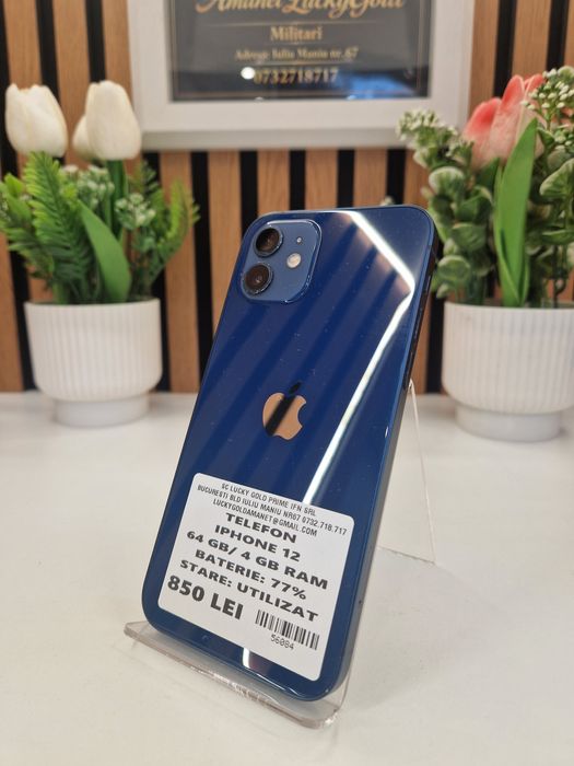 Iphone 12 64GB 77% Baterie Garantie! #56084