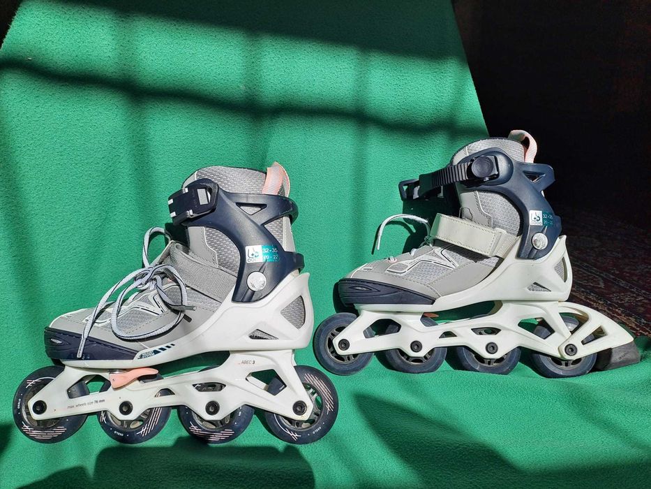 Role Decathlon Oxelo FIT3 Gri Copii 32-35