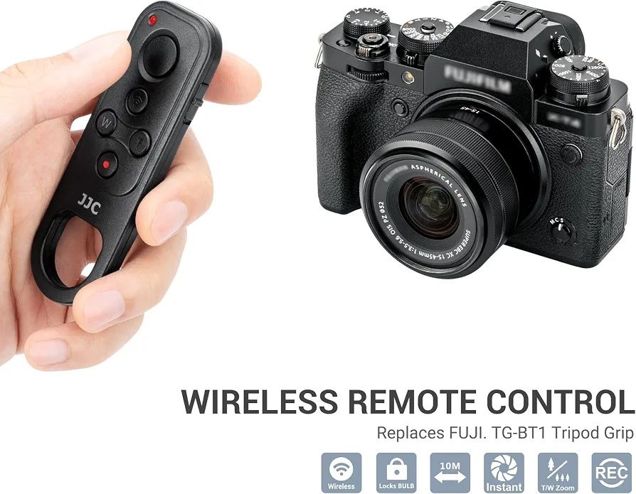 JJC Bluetooth Wireless Remote Control for Fujifilm, Replaces Fuji TG-BT1
