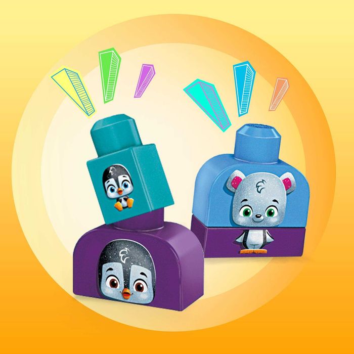 Конструктор с животни MEGA Bloks Полярни приятели Fisher Price