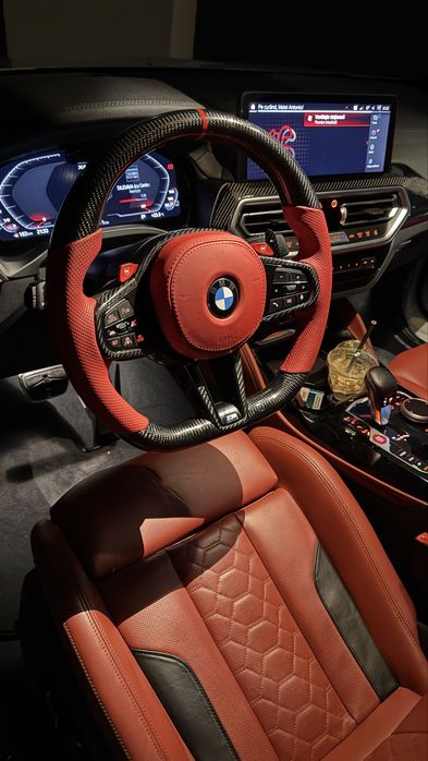 Volan BMW M Tesit LCI  Carbon - Red - G Series