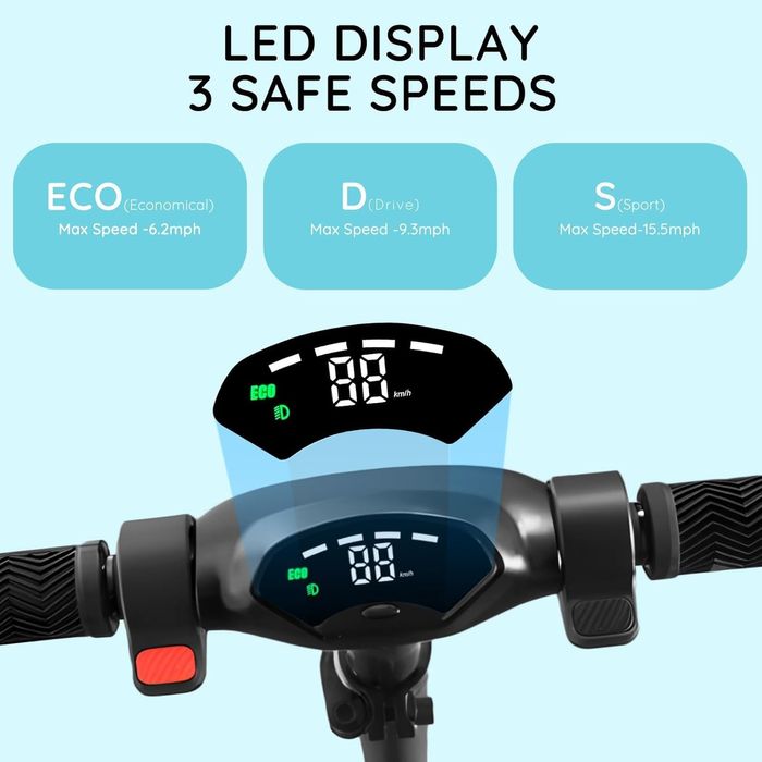 Trotinetă electrică NOUA afișaj LED pliabila