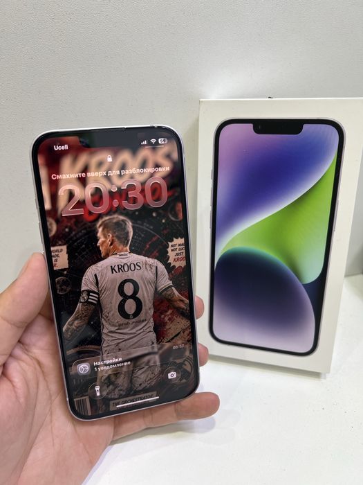 Iphone 14 128 GB Purple идеал йенгиде