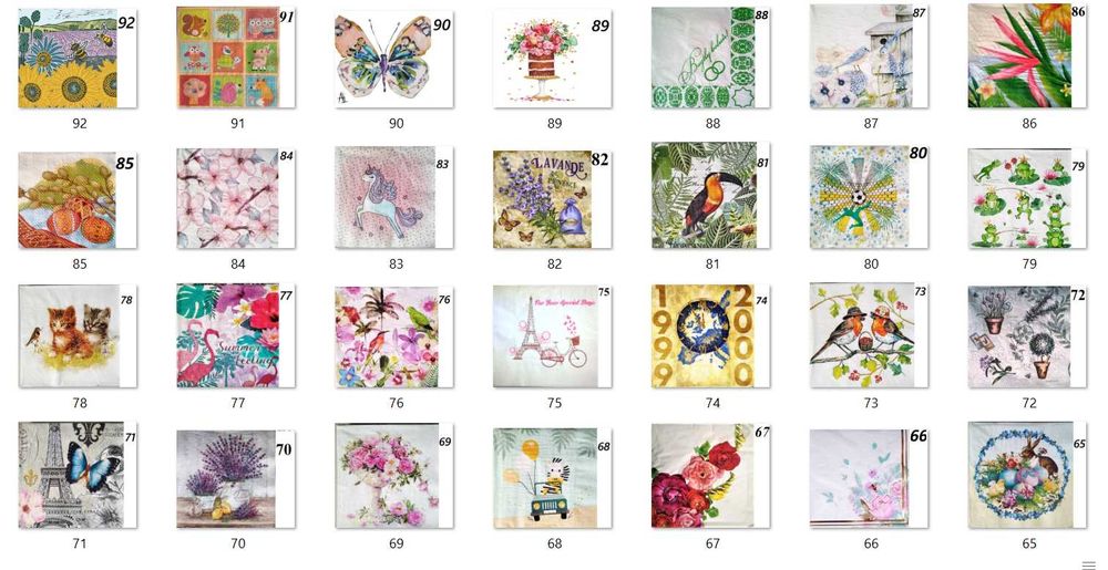 300 броя салфетки