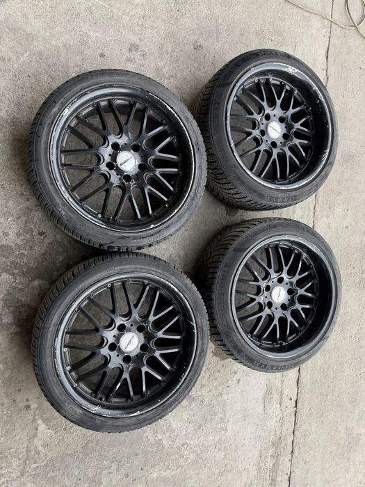 Джанти 18-ки със добри зимни за BMW E60 E90 E61 E91 E92 E93 със зимни