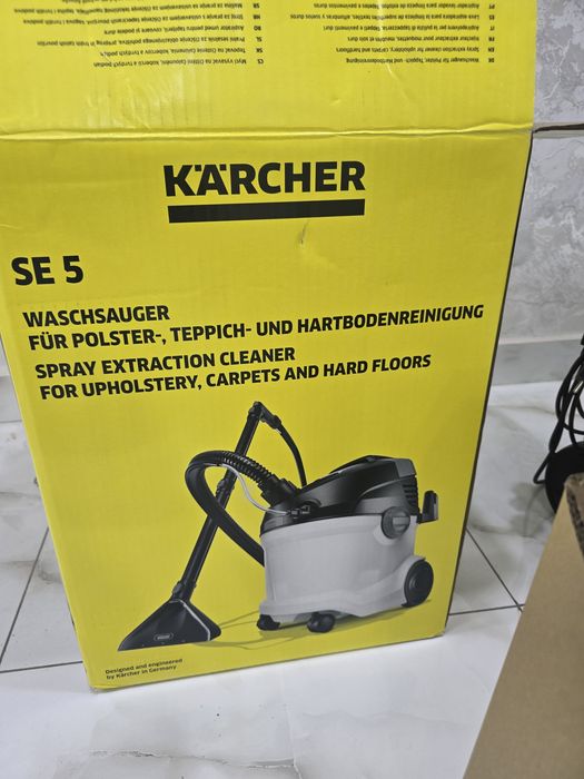 Kärcher SE 5 — новый моющий пылесос, полный комплект