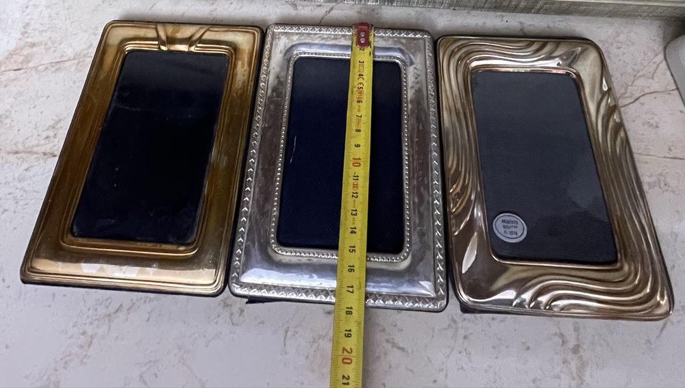 Vând 3 rame foto din argint