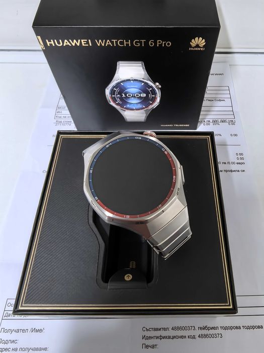 Нов Huawei Watch GT6 Pro 46mm Titanium с Гаранция