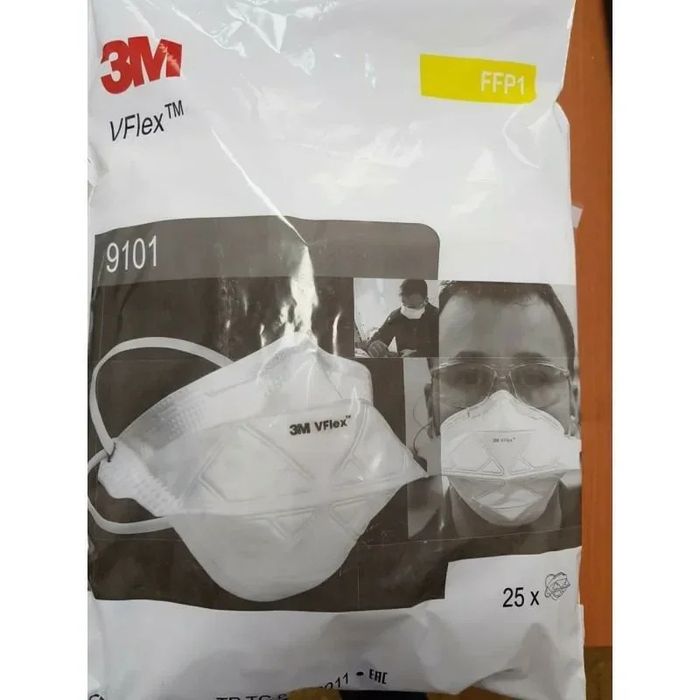 25 шт. в пачке противоаэрозольной фильтрующей полумаски 3M™ VFlex™ 910