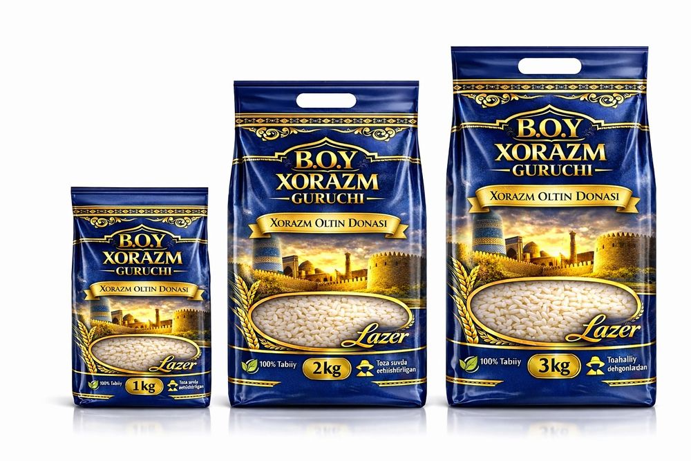 Xorazm guruchini qadoqlash loyihasiga INVESTOR sherik taklif etiladi