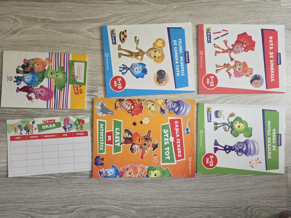 Carti Fixiki, ca noi, caiet completat aprox 25%