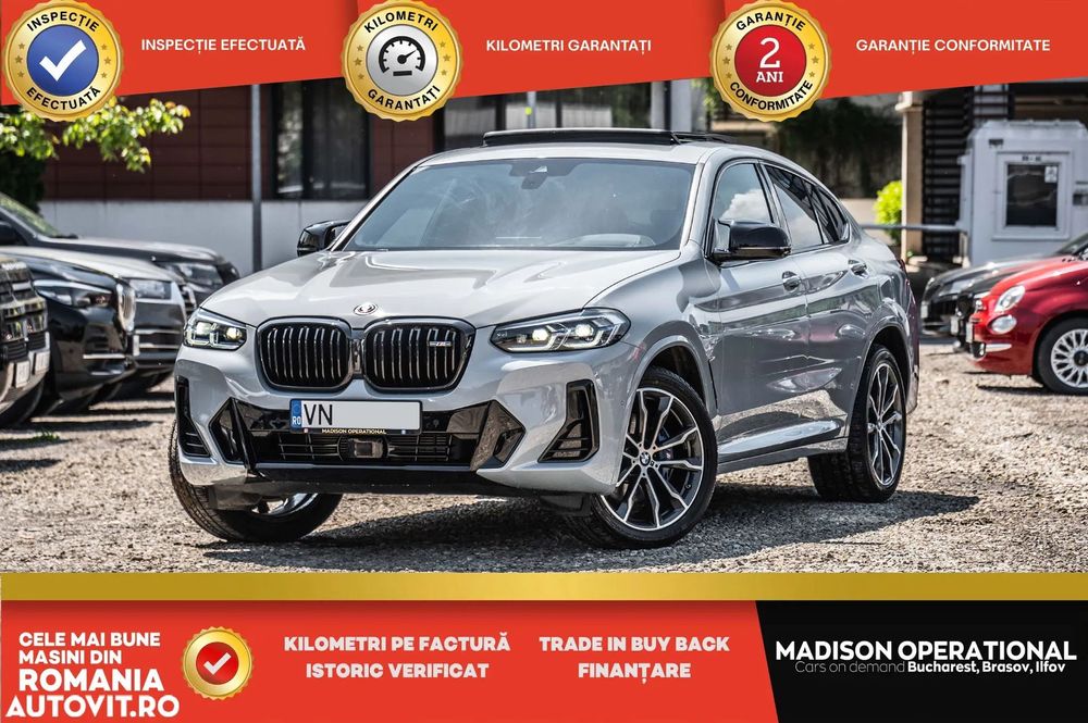 BMW X4 M M Nardo Laser Cam360 Pano Memorii Harman Headup Gesture Piele