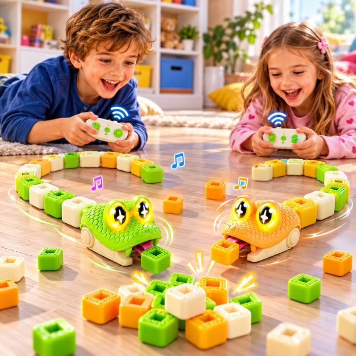 Комплект 2 интерактивни змии Snake Battle Showdown с дистанционно упра