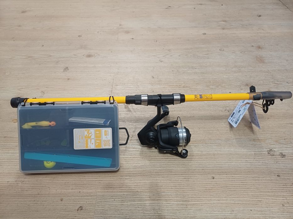 продавам спиниг въдица + макара нови за лов в сладки и солени води