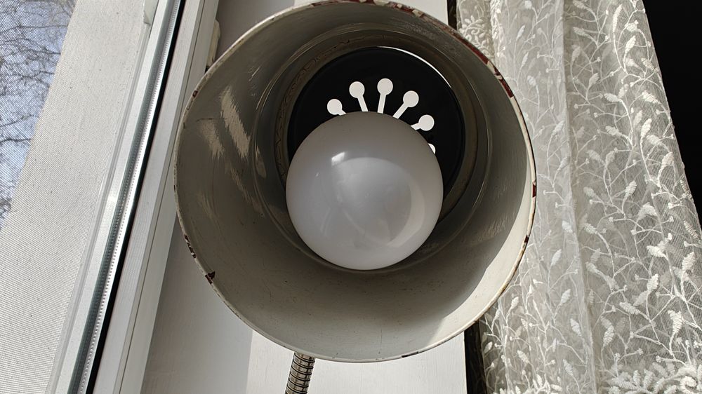 Советская лампа настольная