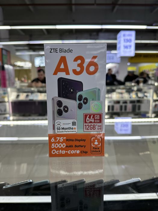 Zte A36 новый запечатной