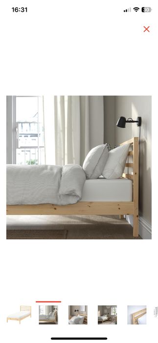 продам кровать икея с матрасом