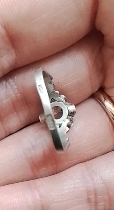 Кольцо серебряное винтаж ХЮЗ