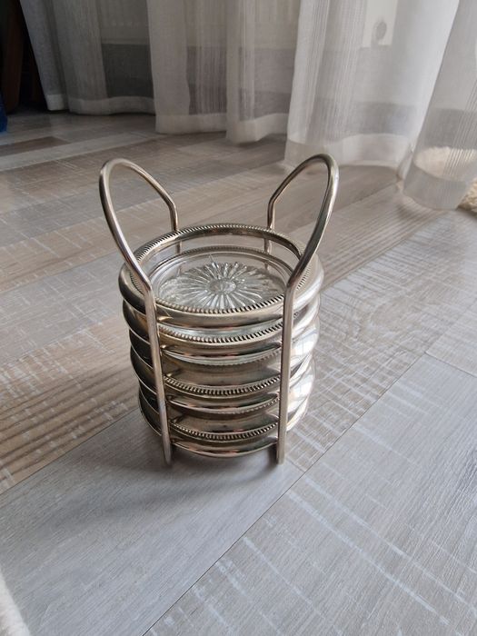 Set vintage  de suporturi pahare