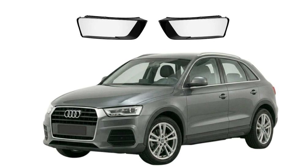 Стъкла за фар Audi Q3 2016-2018 , Капаци за фар Audi Q3