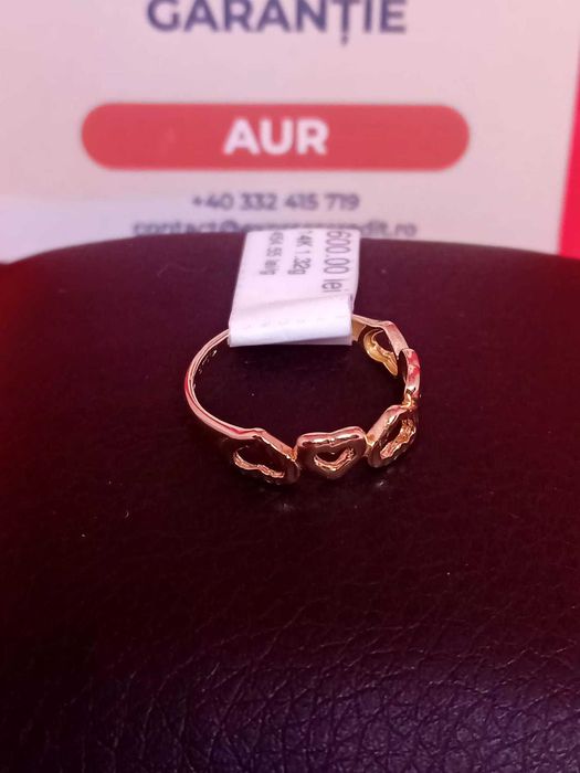 Inel aur 14k 1.32g (B.24733 AG31 Barboi) Garantie 2 ani!