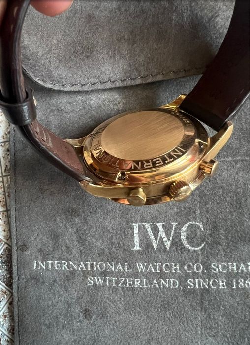 IWC Portuguesse Chronograph aur