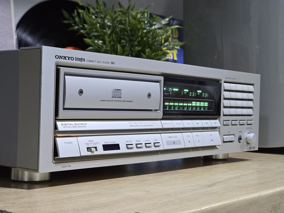 Cd player ONKYO integra DX-6550, varf de serie, hifi stereo, argintiu