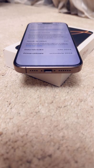 Iphone 16 pro max - 256G - stare perfecta