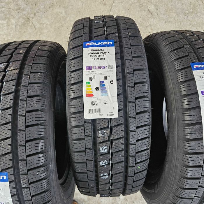 4 Нови бусови всесезонни гуми 235/65R16C Falken EuroAllSeason VAN11 121R DOT3025
