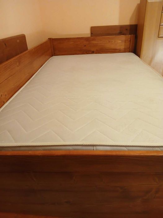 Легло от масив 120×200 см/ персон и половина с ракла + матрак