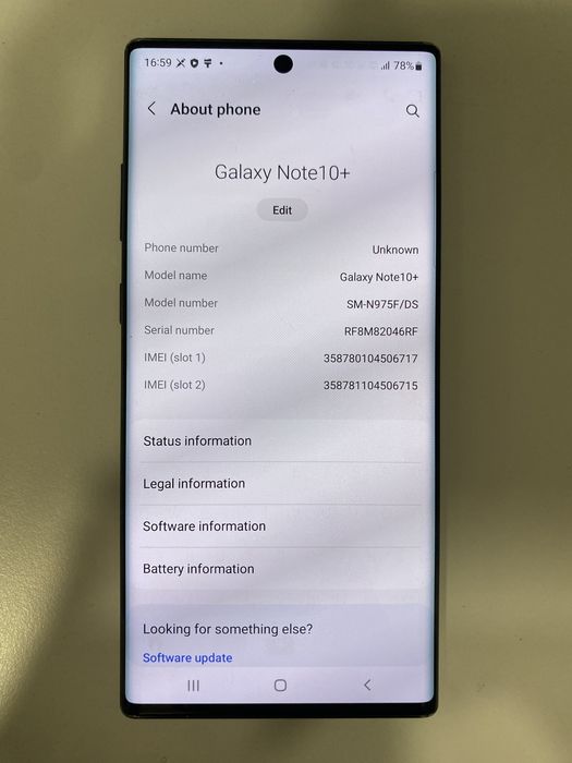 Samsung Galaxy Note 10 Plus 256GB ID-zvr582
