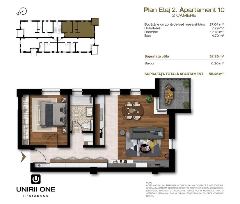 Apartament nou cu CF!