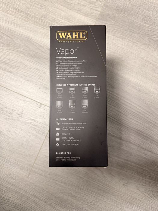 Mașină De Tuns Profesională Wahl 5 Star Vapor Cordless