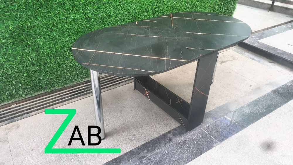 Обеденный овал стол книжка раскладной от производителя.