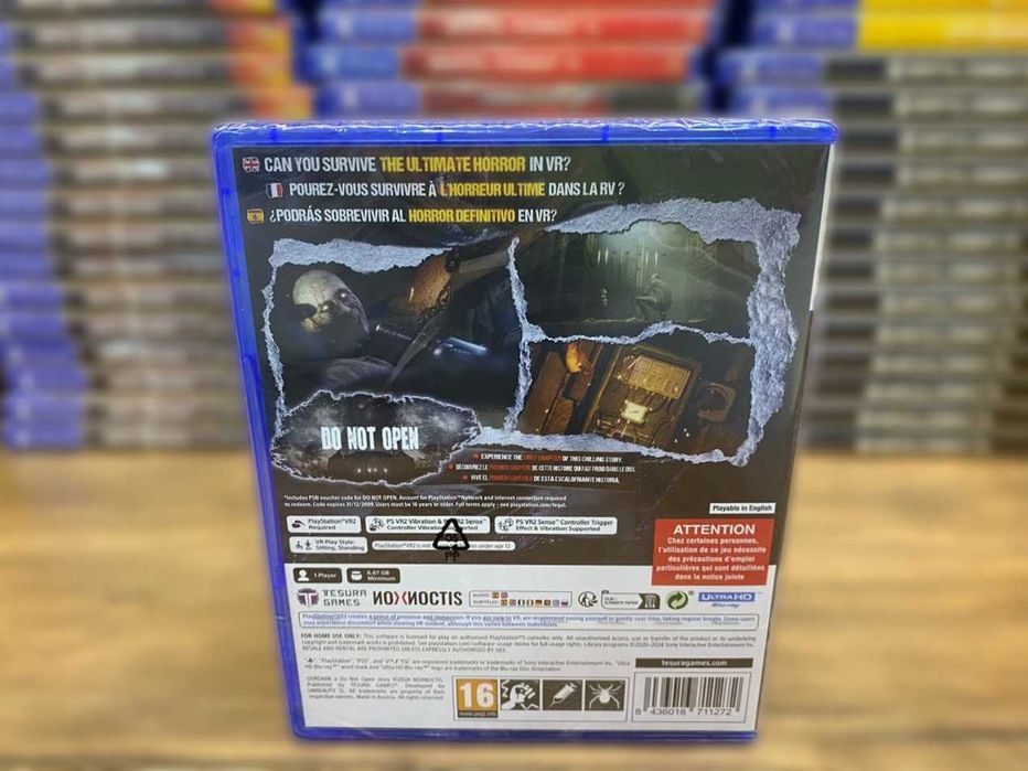 Новый OVRDARK + Do Not Open (2 in 1) PS5 VR2/ Пс5 Вр2/ Много Игр