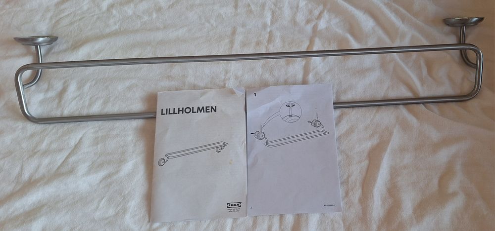 НОВА стенна поставка за хавлии за баня