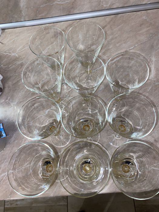 11бр. ретро чаши за шампанско