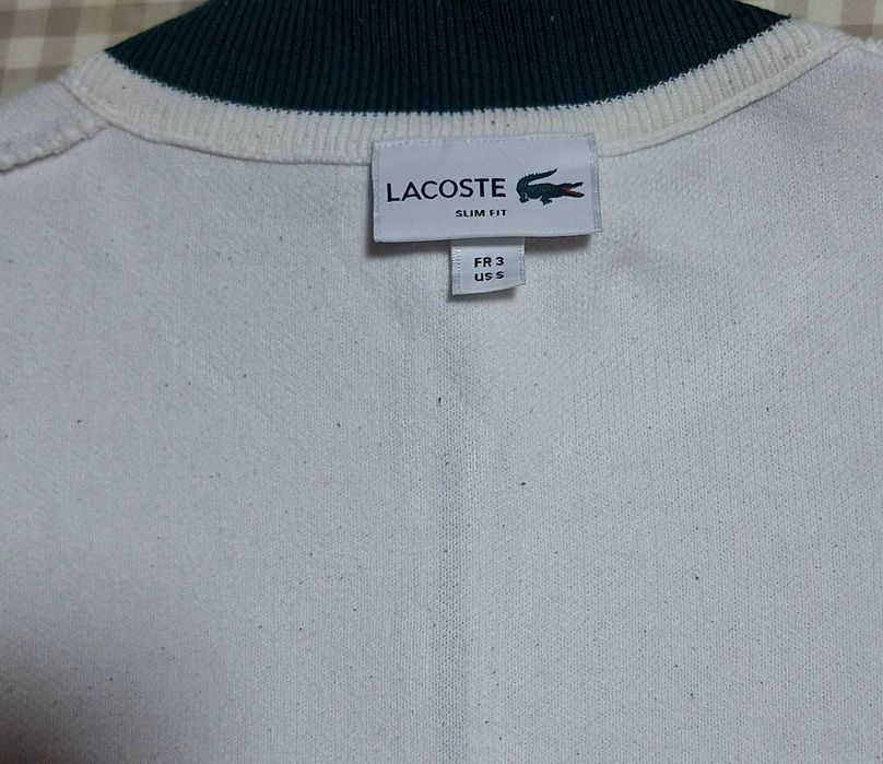Кофта полузамок Lacoste, оригинал, размер 48-50