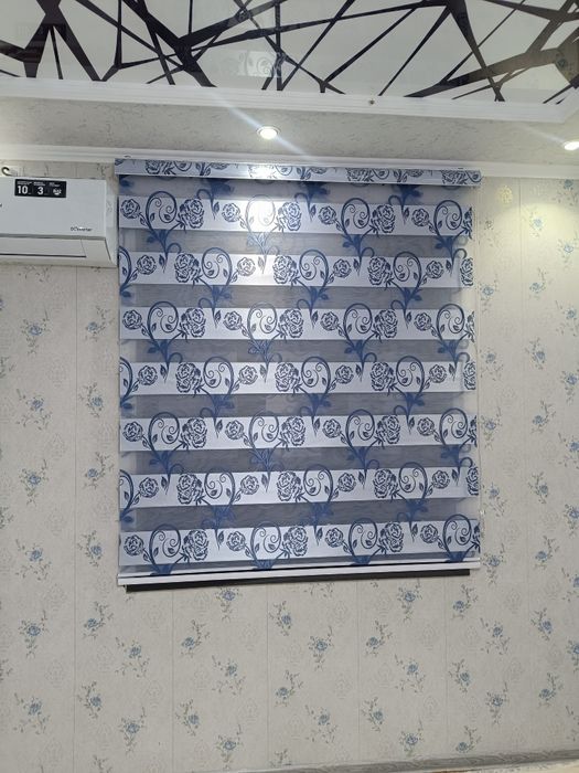 Жалюзи комбо день и ноч,плиссе декор