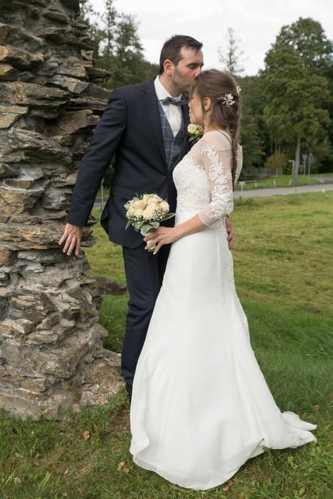 Булчинска рокля русалка