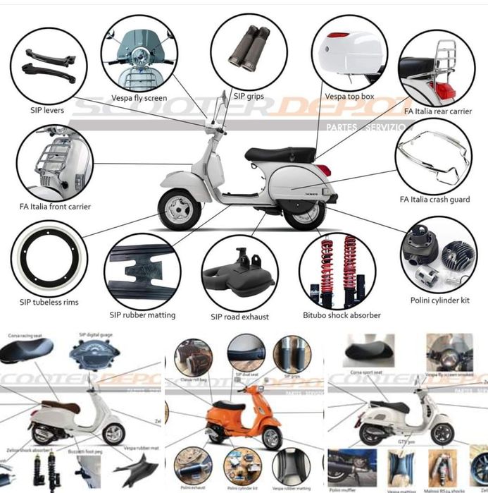 Части за Vespa 50