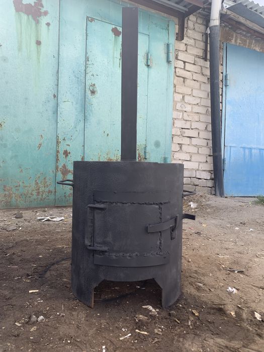 Новая печь под казан