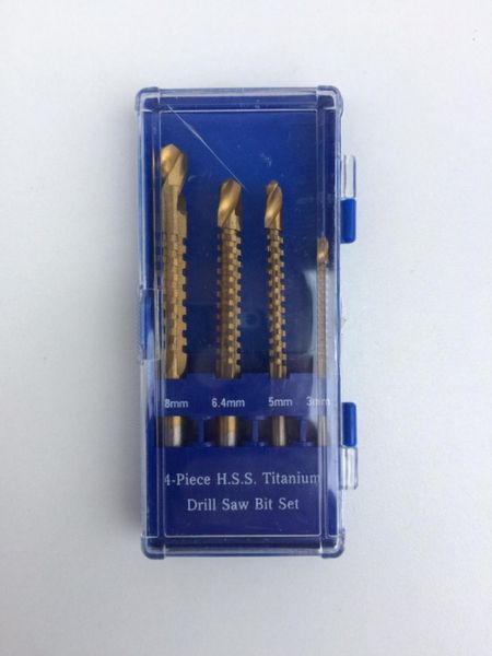 Set spirale / freze / burgiu gaurit metal 4 piese